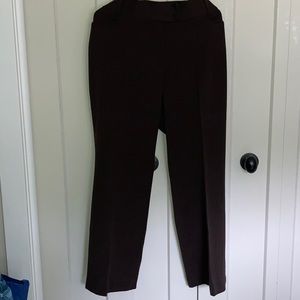 Rafaella size 14 brown curvy pants